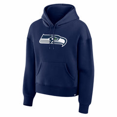 Seattle Seahawks Women's Essential Legacy Hoodie College Navy - Fanatics