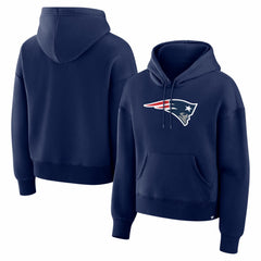 New England Patriots Women's Essential Legacy Hoodie Navy - Fanatics