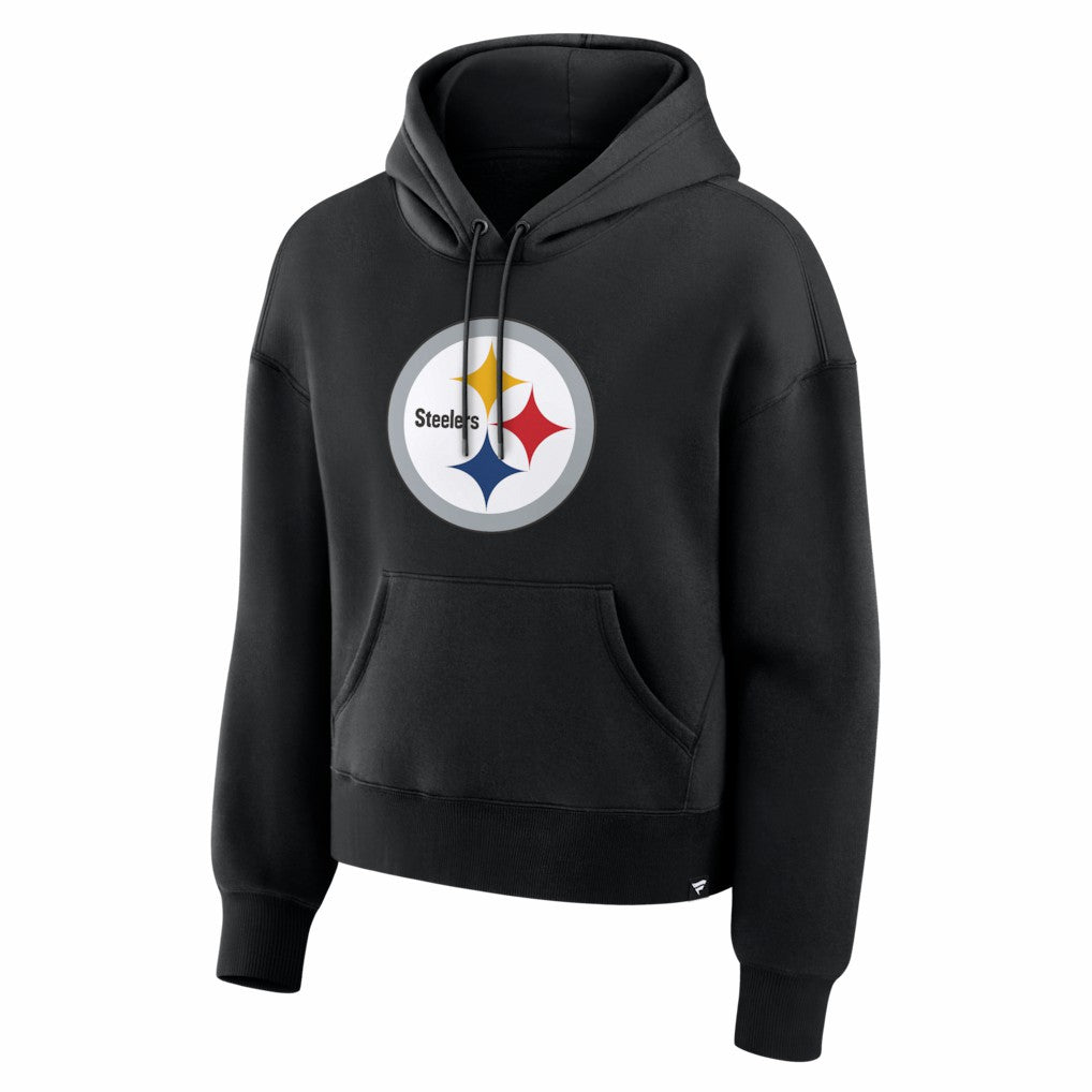 Pittsburgh Steelers Women's Essential Legacy Hoodie Black - Fanatics