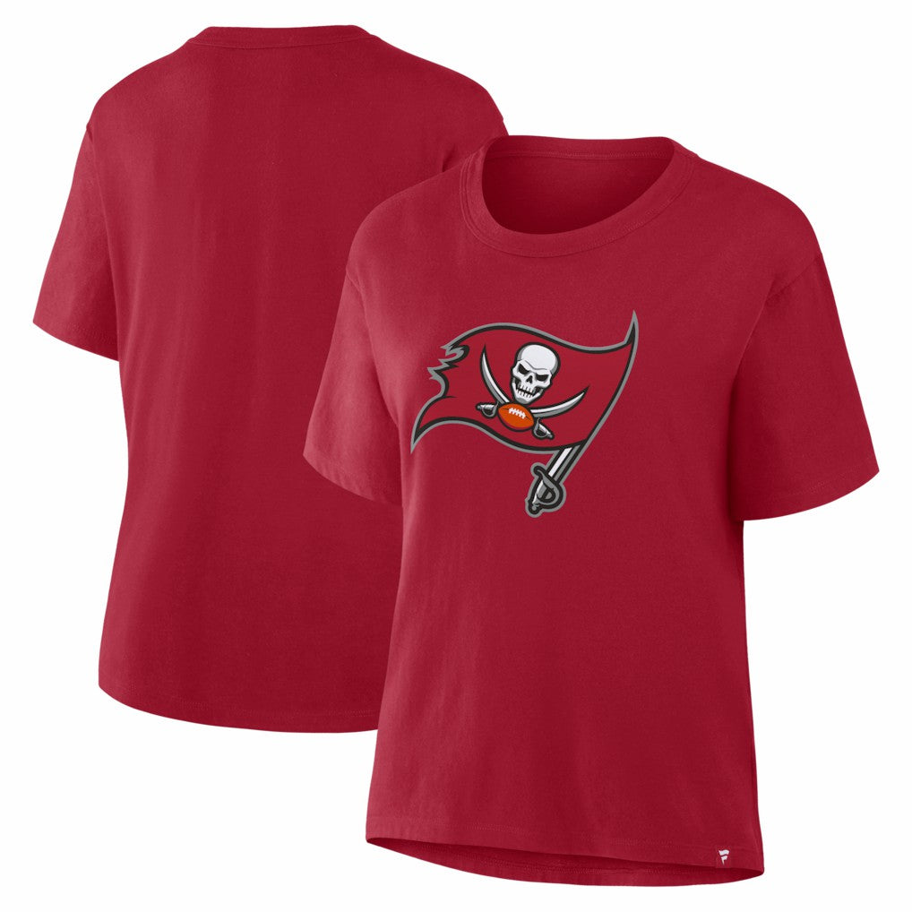 Tampa Bay Buccaneers Women's Essential Legacy T-Shirt Red - Fanatics