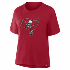 Tampa Bay Buccaneers Women's Essential Legacy T-Shirt Red - Fanatics