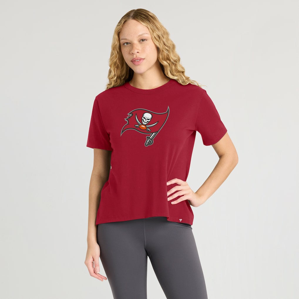 Tampa Bay Buccaneers Women's Essential Legacy T-Shirt Red - Fanatics