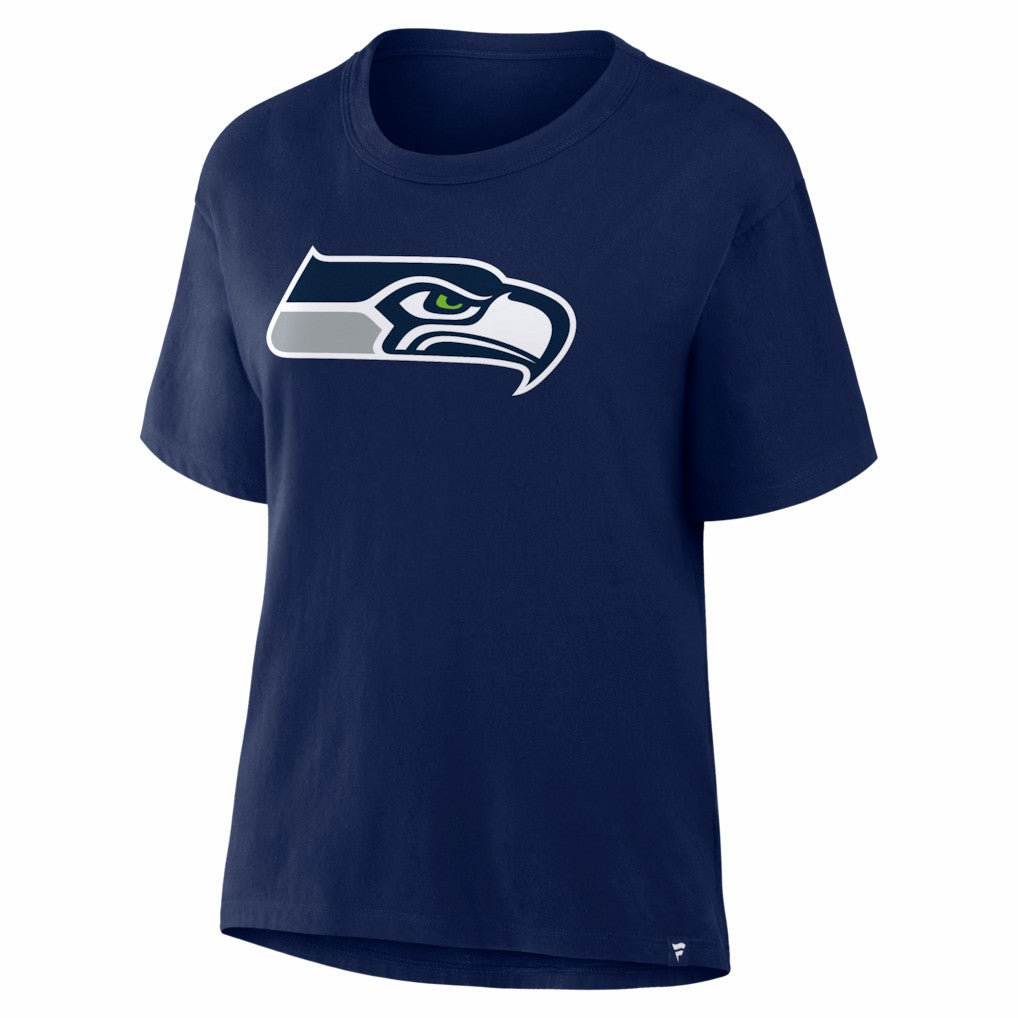 Seattle Seahawks Women's Essential Legacy T-Shirt College Navy - Fanatics