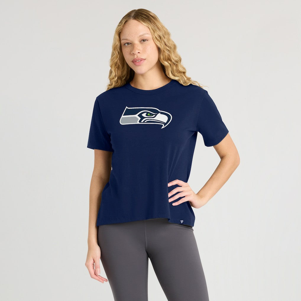Seattle Seahawks Women's Essential Legacy T-Shirt College Navy - Fanatics