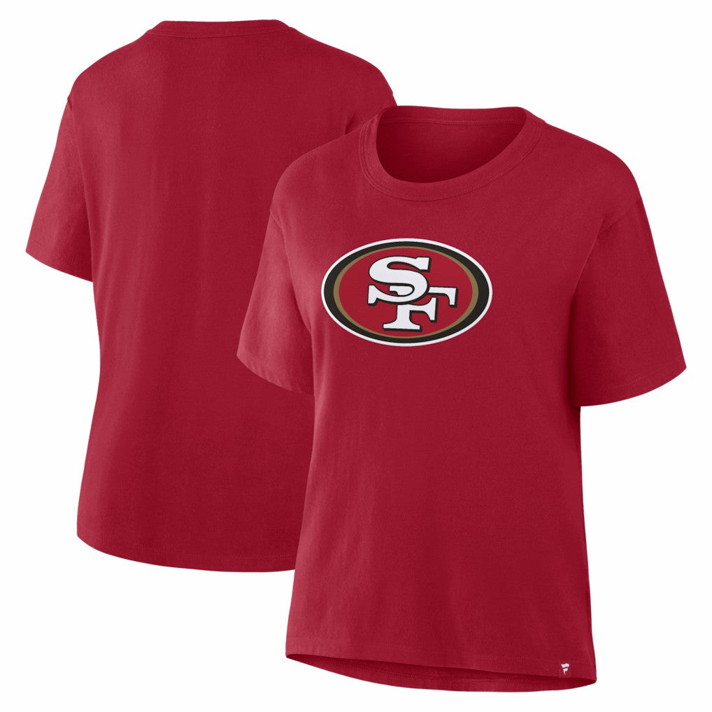 San Francisco 49ers Women's Essential Legacy T-Shirt Scarlet - Fanatics