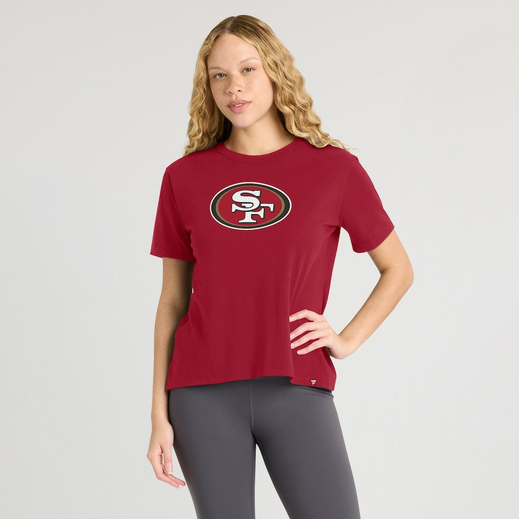 San Francisco 49ers Women's Essential Legacy T-Shirt Scarlet - Fanatics