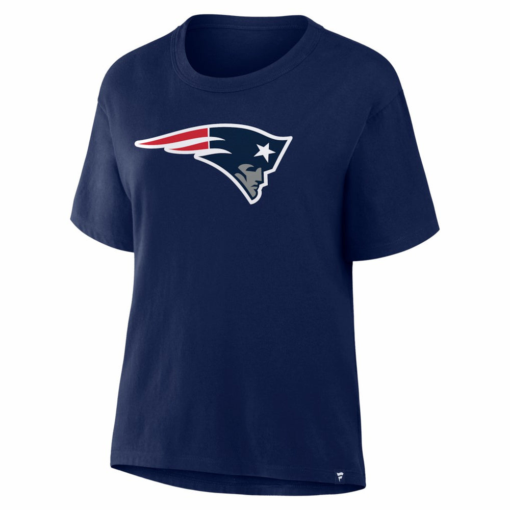 New England Patriots Women's Essential Legacy T-Shirt Navy - Fanatics