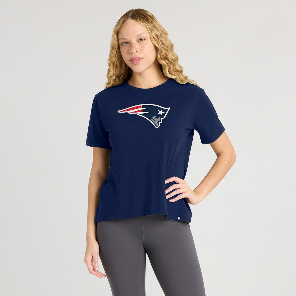 New England Patriots Women's Essential Legacy T-Shirt Navy - Fanatics