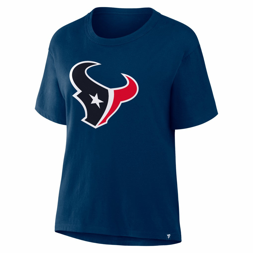 Houston Texans Women's Essential Legacy T-Shirt Navy - Fanatics