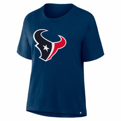 Houston Texans Women's Essential Legacy T-Shirt Navy - Fanatics