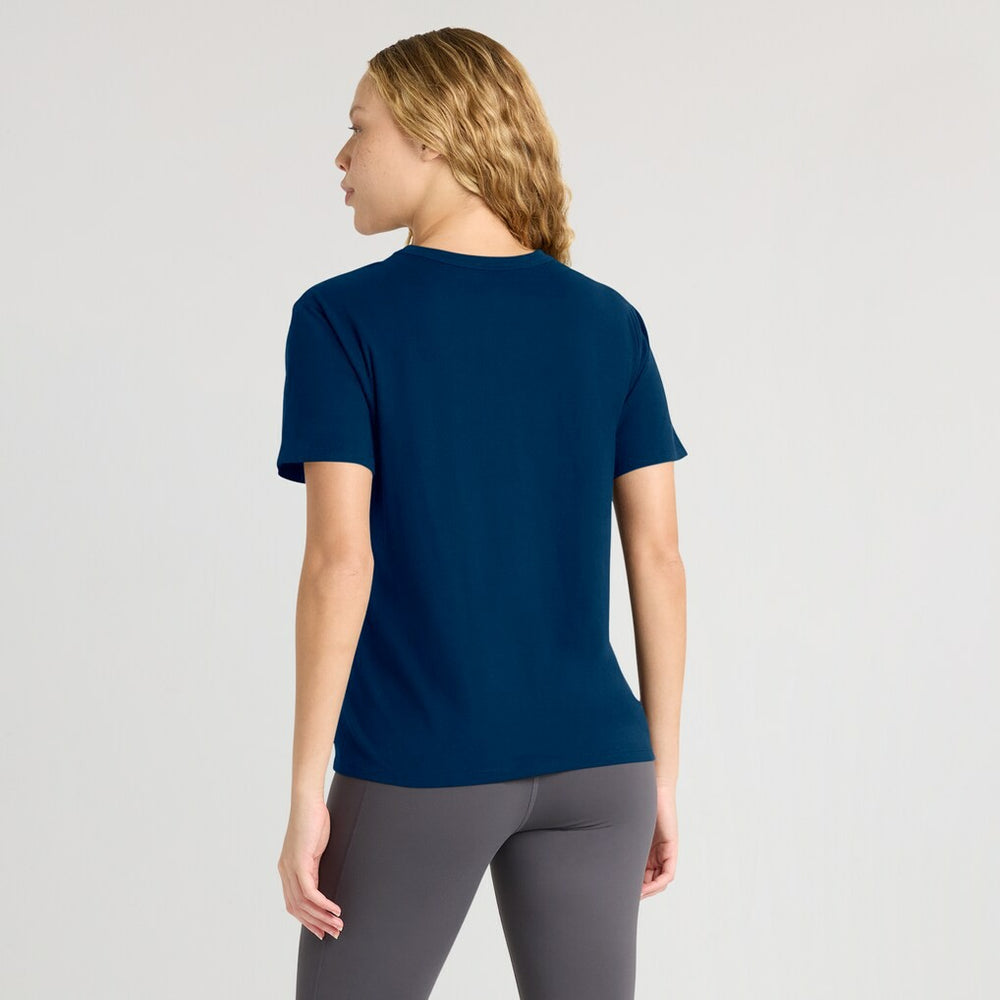Houston Texans Women's Essential Legacy T-Shirt Navy - Fanatics