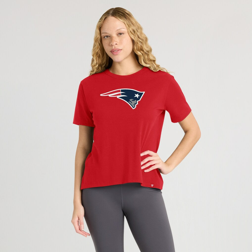 New England Patriots Women's Essential Legacy T-Shirt Red - Fanatics