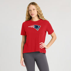 New England Patriots Women's Essential Legacy T-Shirt Red - Fanatics
