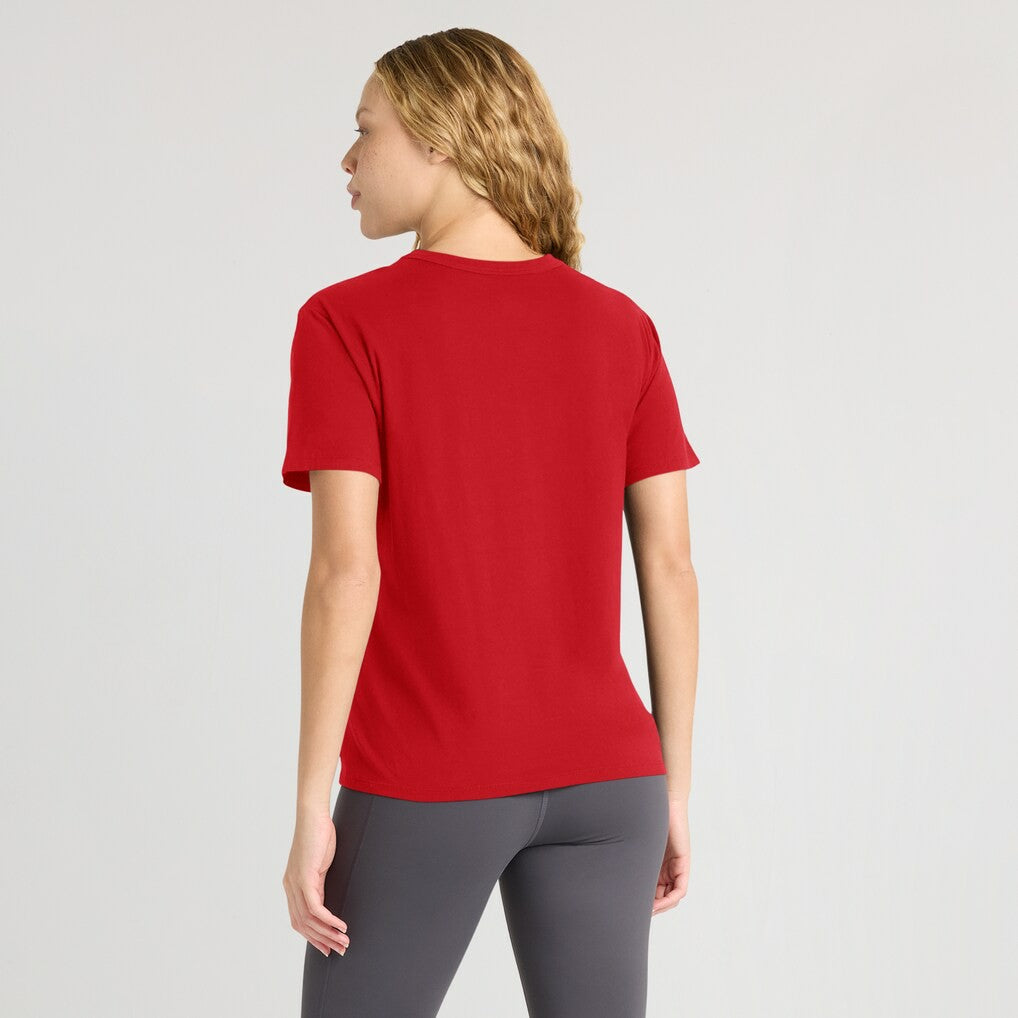 New England Patriots Women's Essential Legacy T-Shirt Red - Fanatics