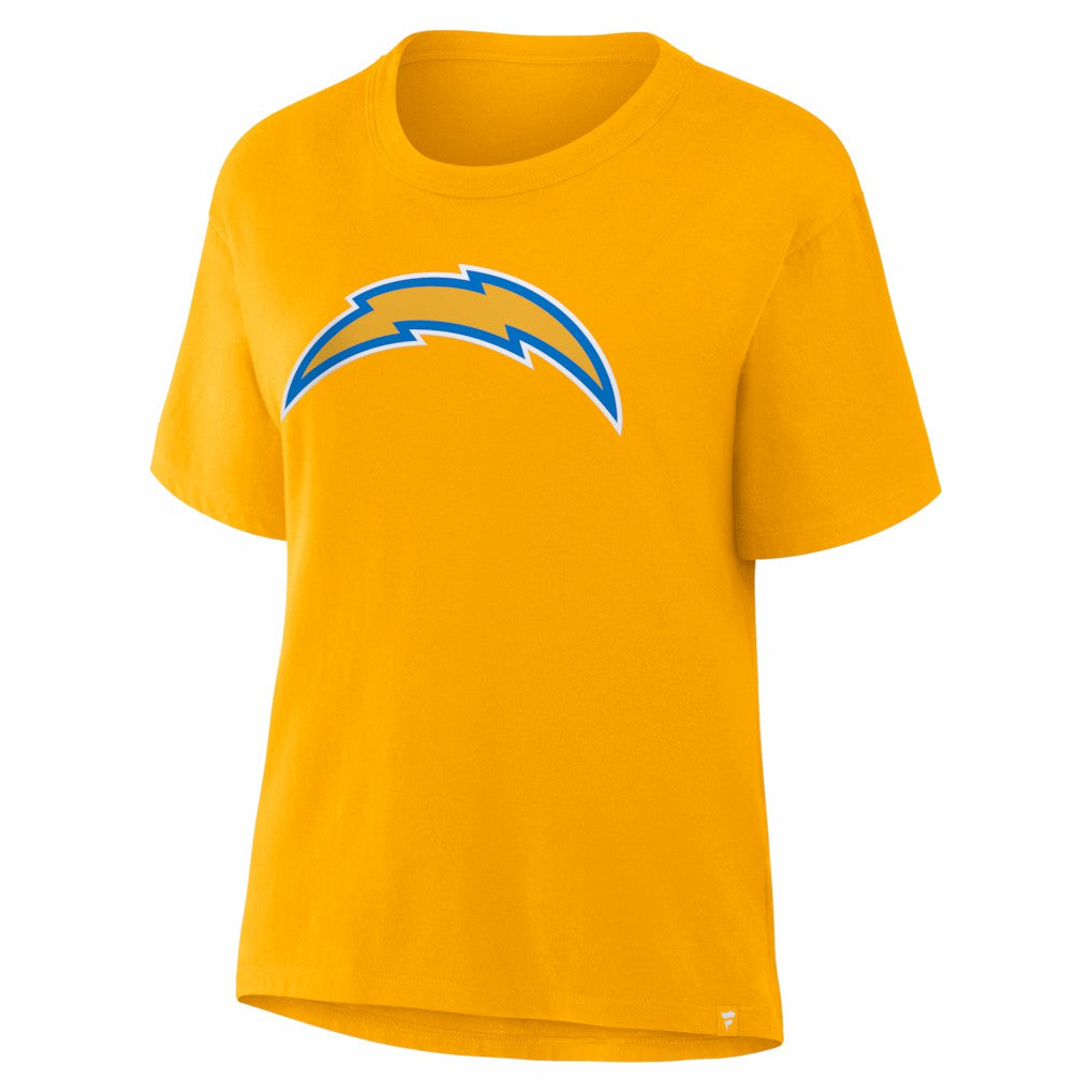 Los Angeles Chargers Women's Essential Legacy T-Shirt Gold - Fanatics