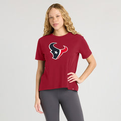 Houston Texans Women's Essential Legacy T-Shirt Red - Fanatics