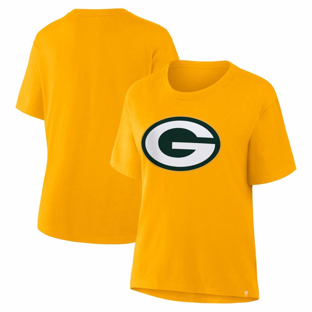 Green Bay Packers Women's Essential Legacy T-Shirt Gold - Fanatics