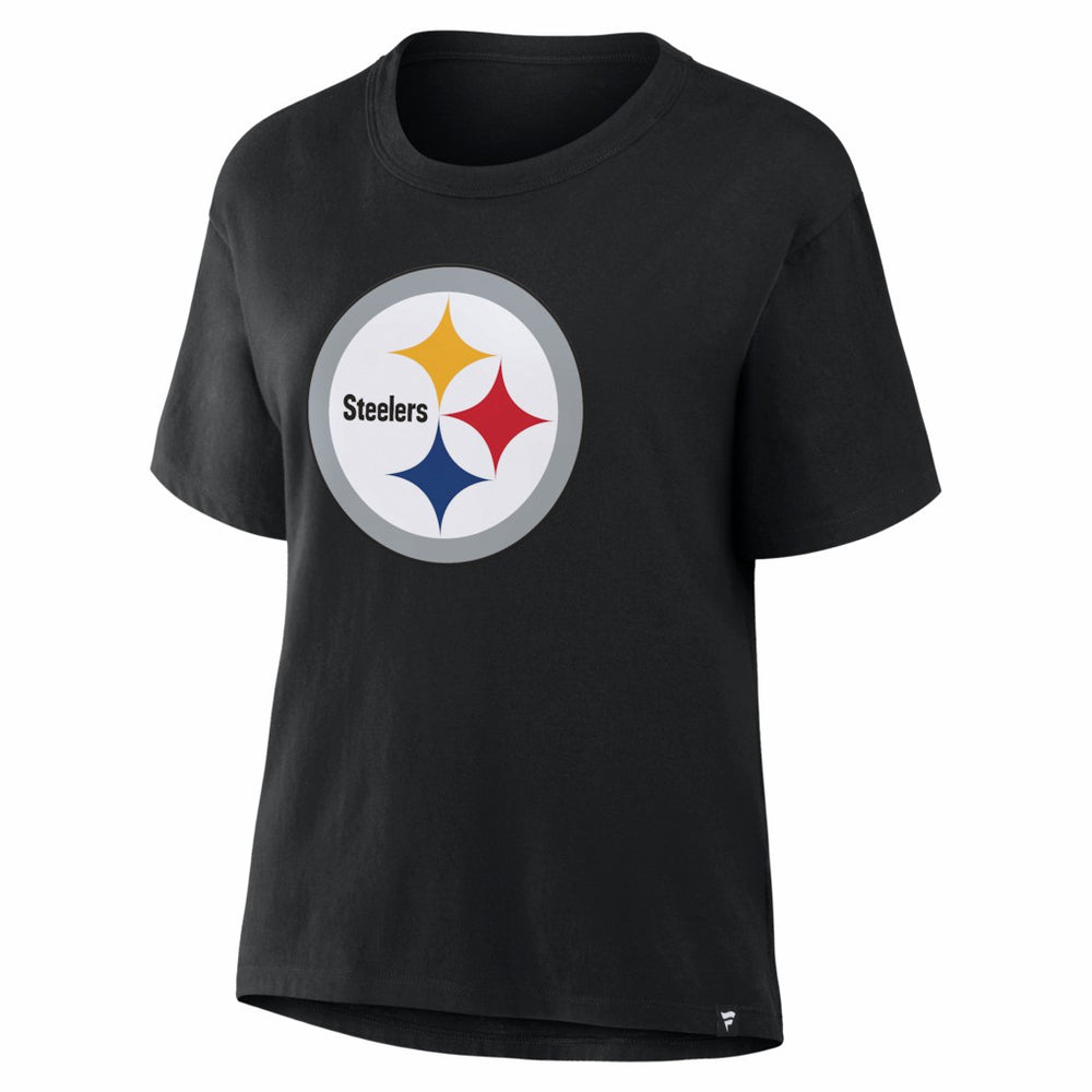 Pittsburgh Steelers Women's Essential Legacy T-Shirt Black - Fanatics