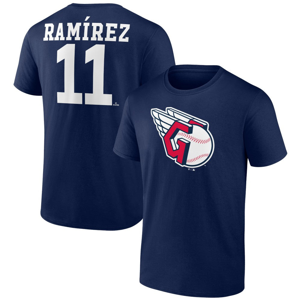 Jose Ramirez Cleveland Guardians Player Icon Name & Number T-Shirt Near Me