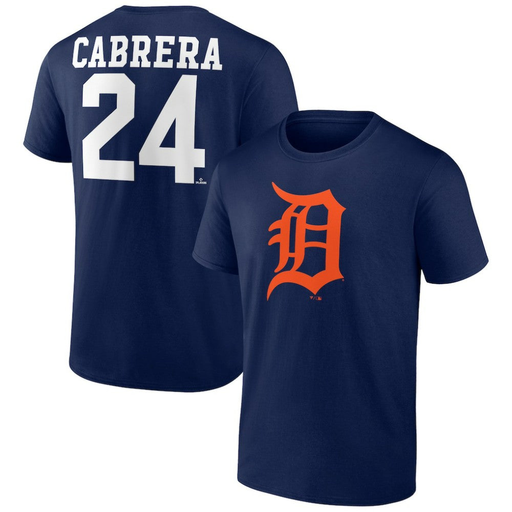 Miguel Cabrera Detroit Tigers Player Icon Name & Number T-Shirt On Sale