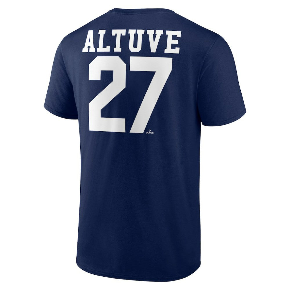 Jose Altuve Houston Astros Player Icon Name & Number T-Shirt On Sale