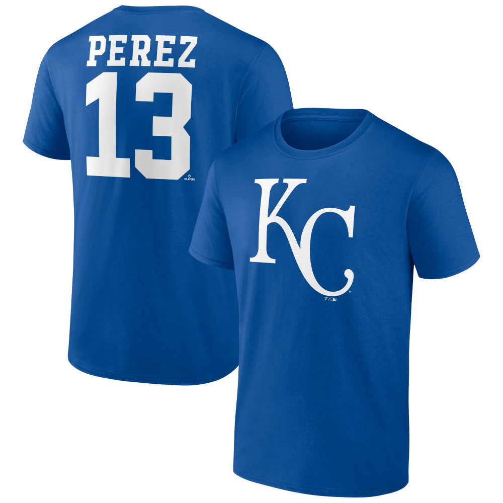 Salvador Perez Kansas City Royals Player Icon Name & Number T-Shirt for sale