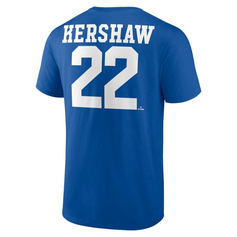 Clayton Kershaw Los Angeles Dodgers Player Icon Name & Number T-Shirt Clearance
