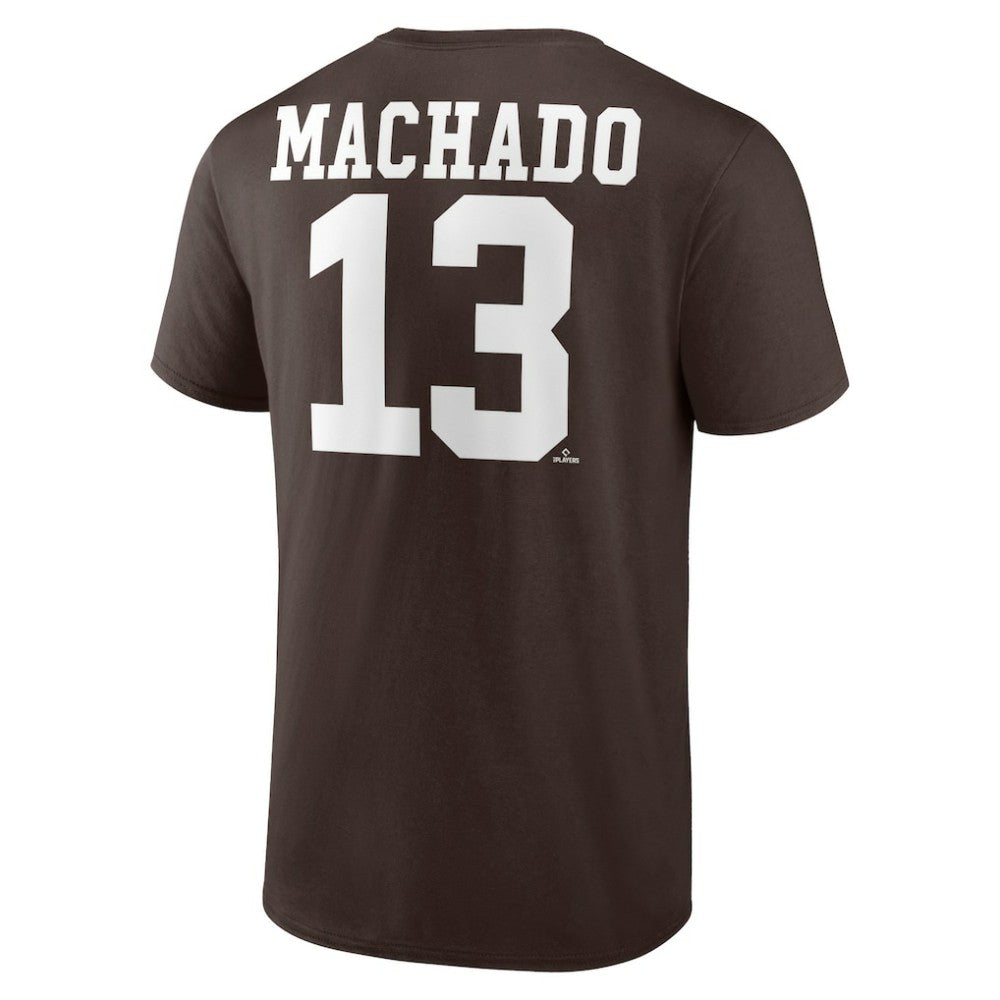 Manny Machado San Diego Padres Player Icon Name & Number T-Shirt Clearance