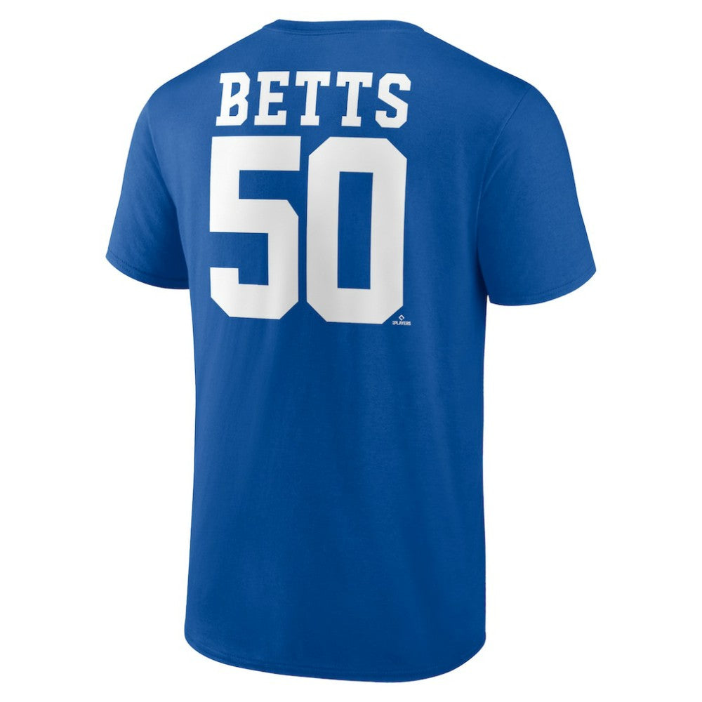 Mookie Betts Los Angeles Dodgers Player Icon Name & Number T-Shirt discount