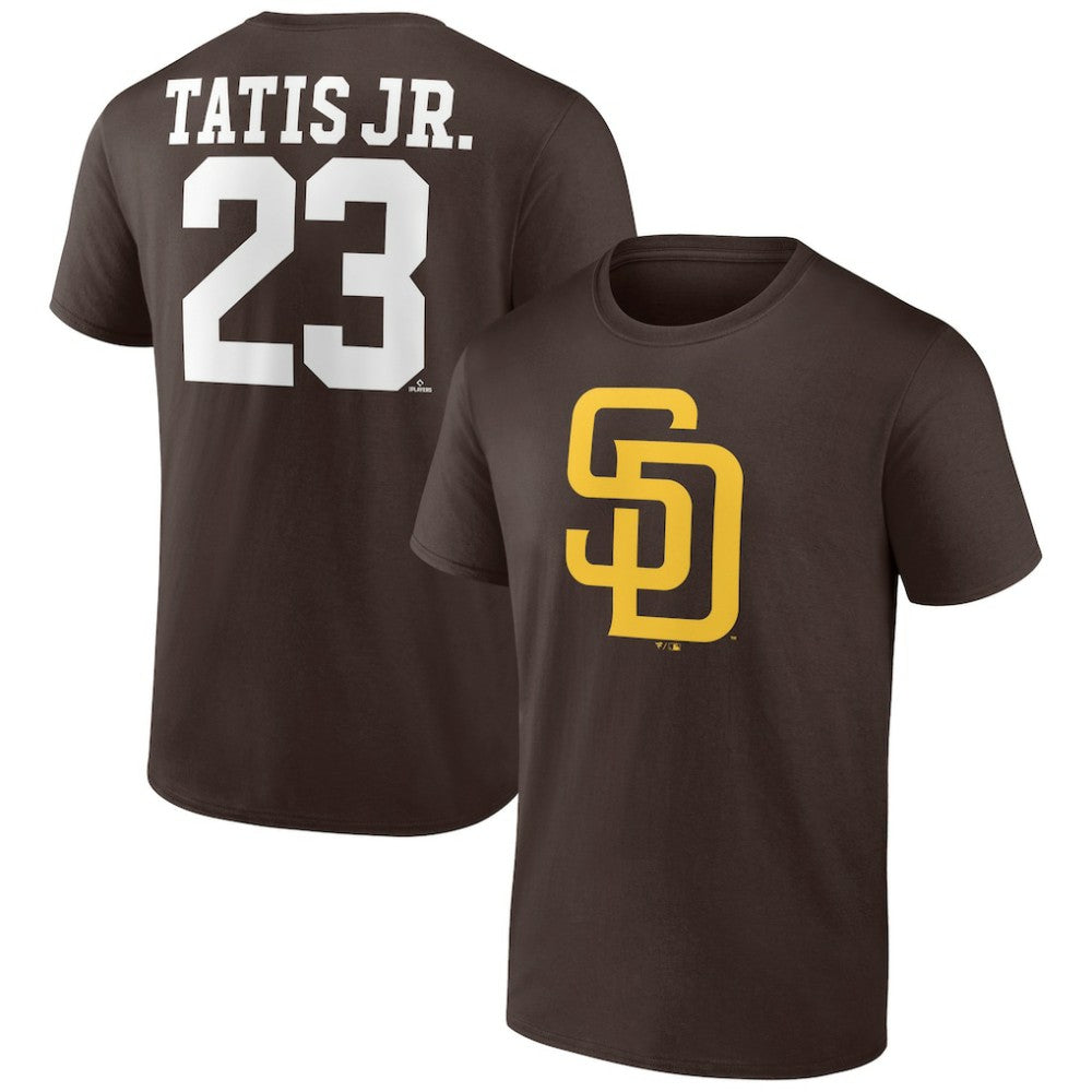 Fernando Tatis Jr. San Diego Padres Player Icon Name & Number T-Shirt discount
