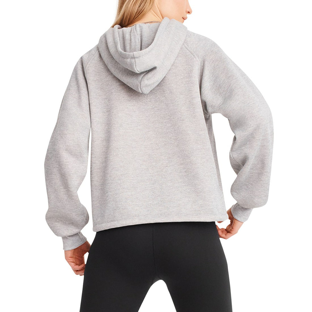 Green Bay Packers DKNY Sport Women's Debbie Dolman Raglan Pullover Hoodie Heather Gray - NFL