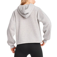 Tampa Bay Buccaneers DKNY Sport Women's Debbie Dolman Raglan Pullover Hoodie Heather Gray - NFL