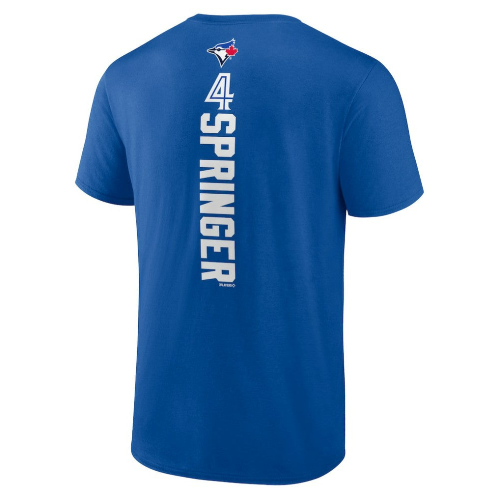 George Springer Toronto Blue Jays Playmaker Name & Number T-Shirt Lifestyle