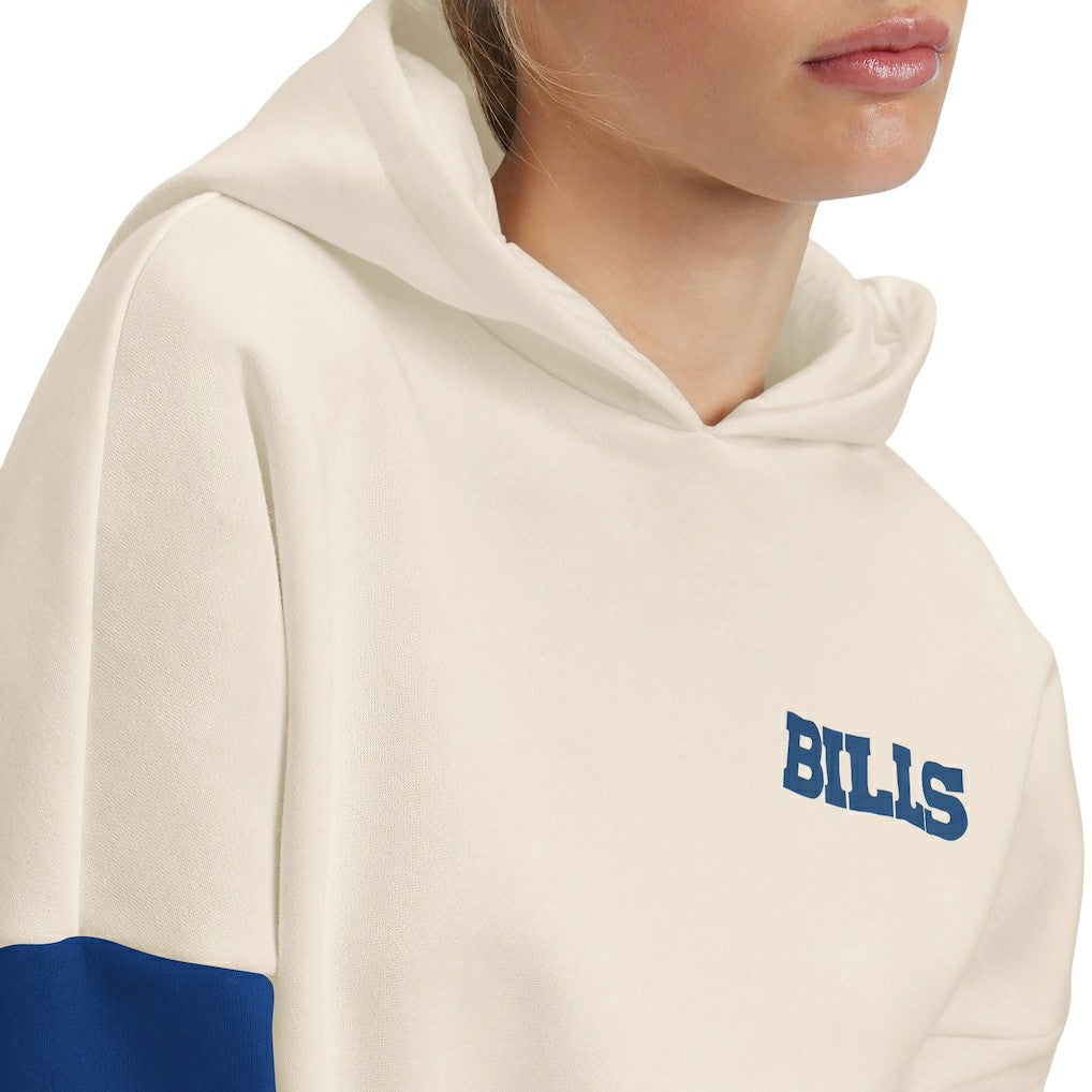 Buffalo Bills Tommy Hilfiger Women's Harriet Pullover Hoodie Cream/Royal - NFL
