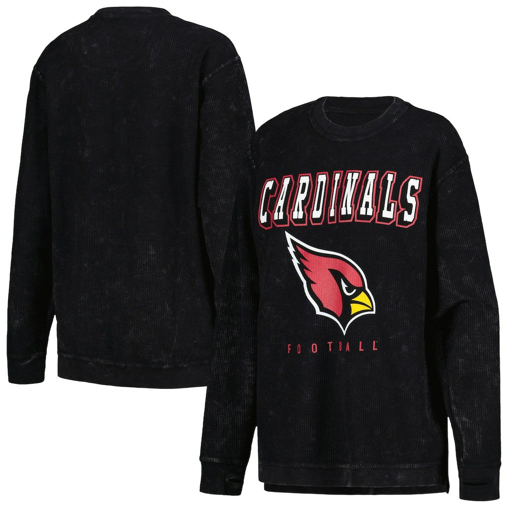 Arizona Cardinals G-III 4Her by Carl Banks Women's Comfy Cord Pullover Sweatshirt Black - NFL