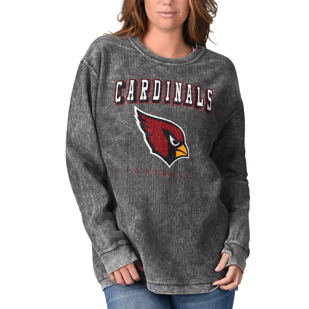 Arizona Cardinals G-III 4Her by Carl Banks Women's Comfy Cord Pullover Sweatshirt Black - NFL