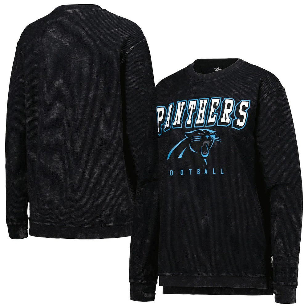 Carolina Panthers G-III 4Her by Carl Banks Women's Comfy Cord Pullover Sweatshirt Black - NFL