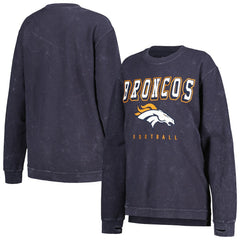 Denver Broncos G-III 4Her by Carl Banks Women's Comfy Cord Pullover Sweatshirt Navy - NFL