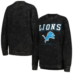 Detroit Lions G-III 4Her by Carl Banks Women's Comfy Cord Pullover Sweatshirt Black - NFL