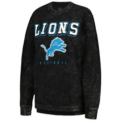 Detroit Lions G-III 4Her by Carl Banks Women's Comfy Cord Pullover Sweatshirt Black - NFL