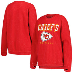 Kansas City Chiefs G-III 4Her by Carl Banks Women's Comfy Cord Pullover Sweatshirt Red - NFL