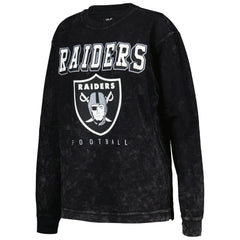 Las Vegas Raiders G-III 4Her by Carl Banks Women's Comfy Cord Pullover Sweatshirt Black - NFL