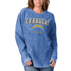 Los Angeles Chargers G-III 4Her by Carl Banks Women's Comfy Cord Pullover Sweatshirt Powder Blue - NFL