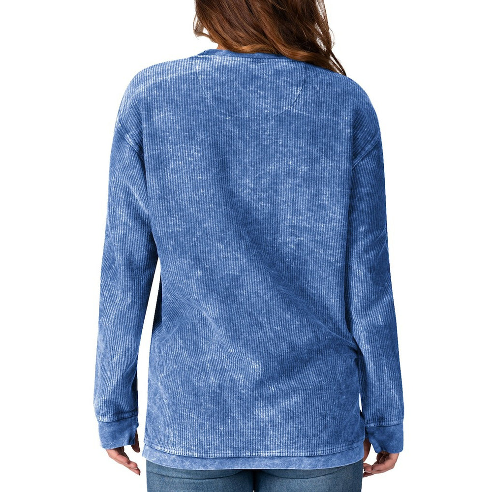 Los Angeles Chargers G-III 4Her by Carl Banks Women's Comfy Cord Pullover Sweatshirt Powder Blue - NFL