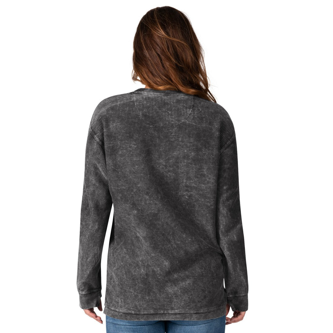 Minnesota Vikings G-III 4Her by Carl Banks Women's Comfy Cord Sweatshirt Gray - NFL