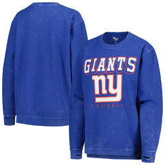 New York Giants G-III 4Her by Carl Banks Women's Comfy Cord Pullover Sweatshirt Royal - NFL