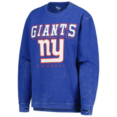 New York Giants G-III 4Her by Carl Banks Women's Comfy Cord Pullover Sweatshirt Royal - NFL
