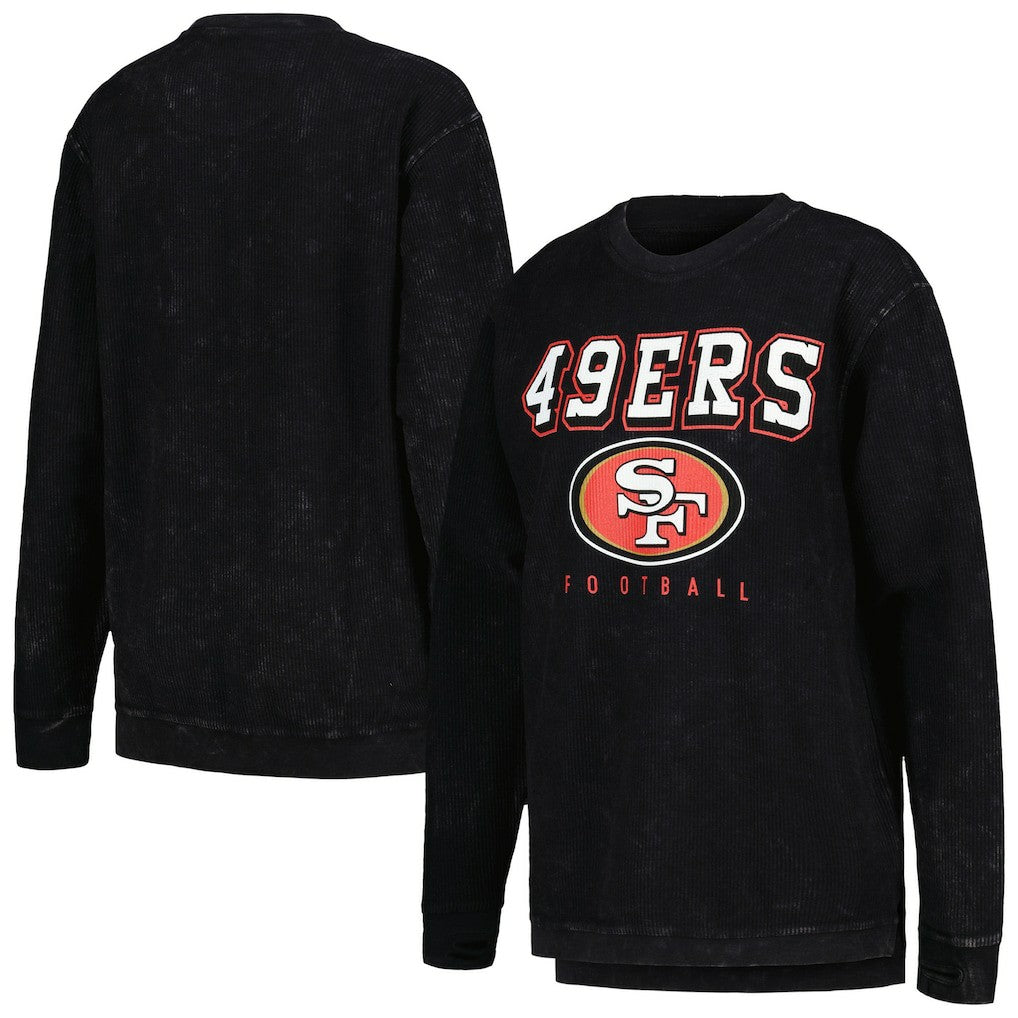San Francisco 49ers G-III 4Her by Carl Banks Women's Comfy Cord Pullover Sweatshirt Black - NFL