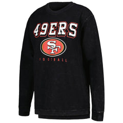 San Francisco 49ers G-III 4Her by Carl Banks Women's Comfy Cord Pullover Sweatshirt Black - NFL