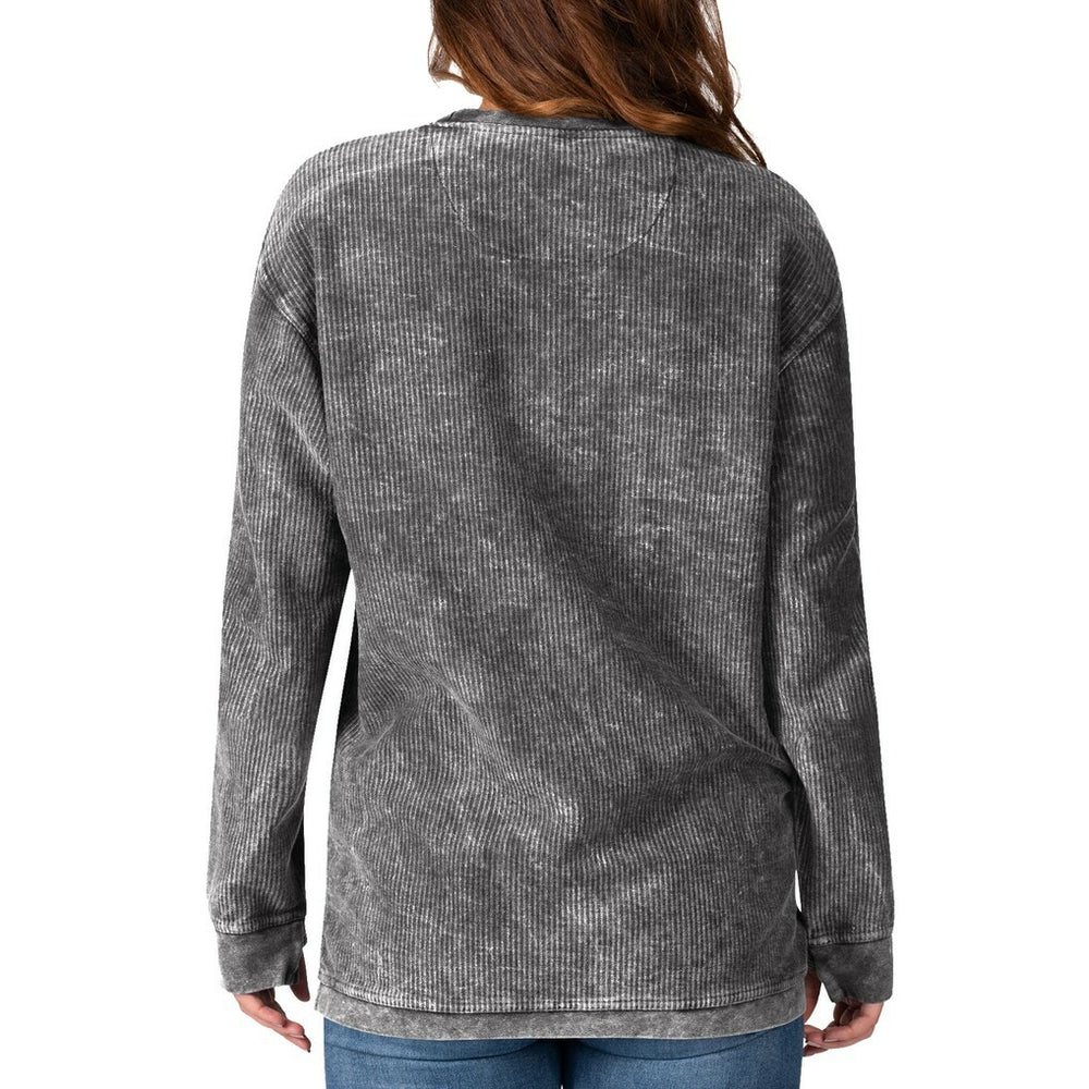 San Francisco 49ers G-III 4Her by Carl Banks Women's Comfy Cord Pullover Sweatshirt Black - NFL